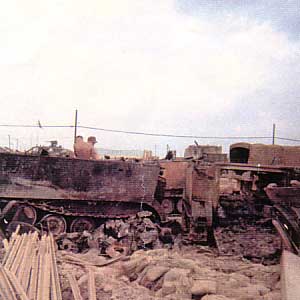 Tracks hit in ambush 28 Jan 1968